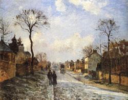 The Road to Louveciennes, Camille Pissarro